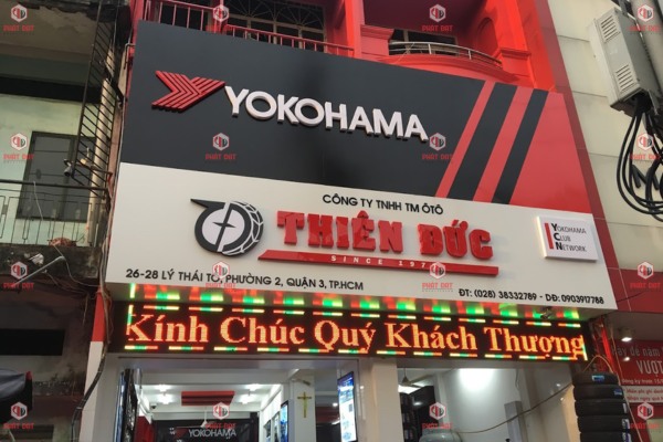 Gia công làm biển hiệu quảng cáo giá rẻ quận 3