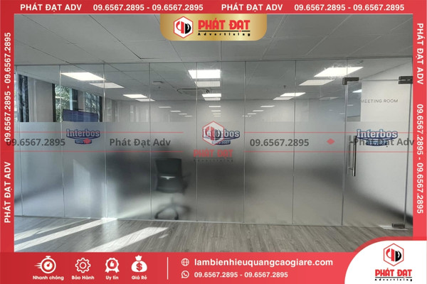 Cắt dán decal mờ cho nhà ở, chung cư