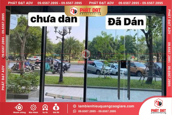 Khi tháo decal mờ có để lại keo hay gây hư hại kính không?