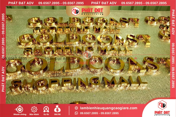 Những ứng dụng thực tế của gia công chữ trong quảng cáo