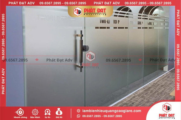 Quy trình gia công cắt dán decal mờ chuyên nghiệp trọn gói