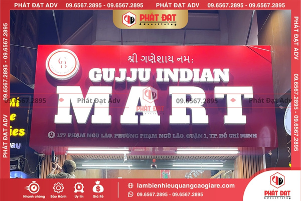 Cách chọn kích thước biển hiệu phù hợp với mặt bằng thực tế